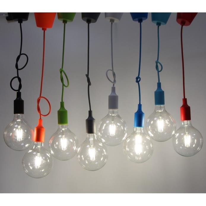 Dây đèn thả trang trí bóng led Edison G125 8W