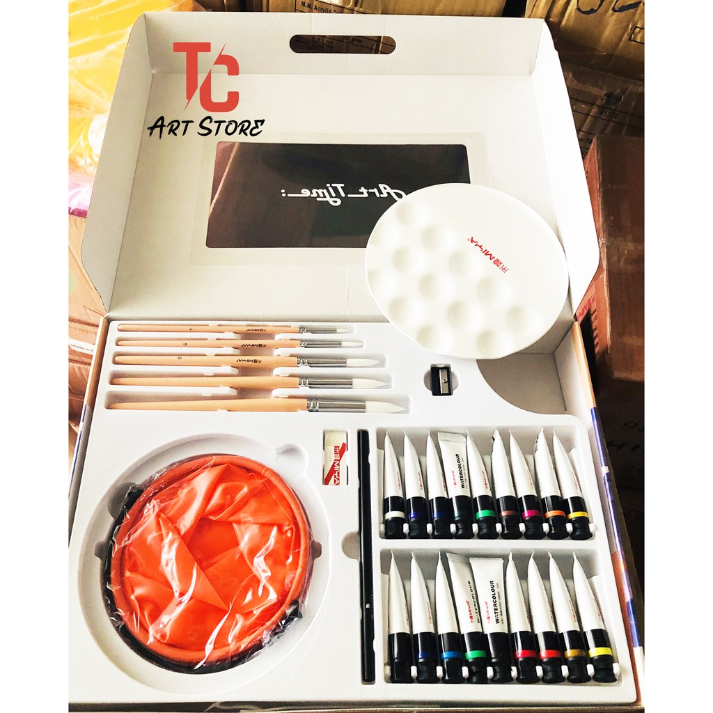 Bộ 13 Món Vẽ Màu Acrylic/ Gouache/ Watercolor Himi Miya – ( MIYA Painting Tool Set )