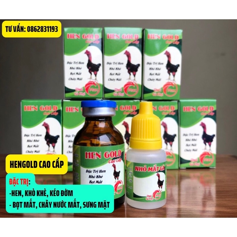 GÀ CHỌI - Bộ sản phẩm trị Hen, Bọt mắt