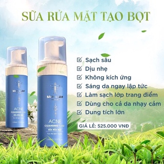 [Freeship] SỮA RỬA MẶT TẠO BỌT BÁCH Y SÂM - NHẤT MỘC HƯƠNG ( Bạch Linh )