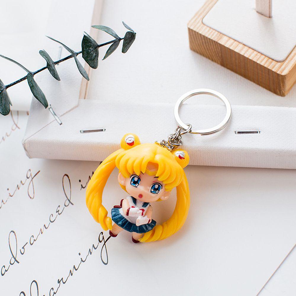 DARNELL Sailor Moon Móc Khóa Hình Thủy Thủ Mặt Trăng Xinh Xắn