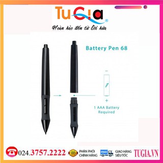 Bút vẽ Huion P68 dùng Pin Hàng chính hãng