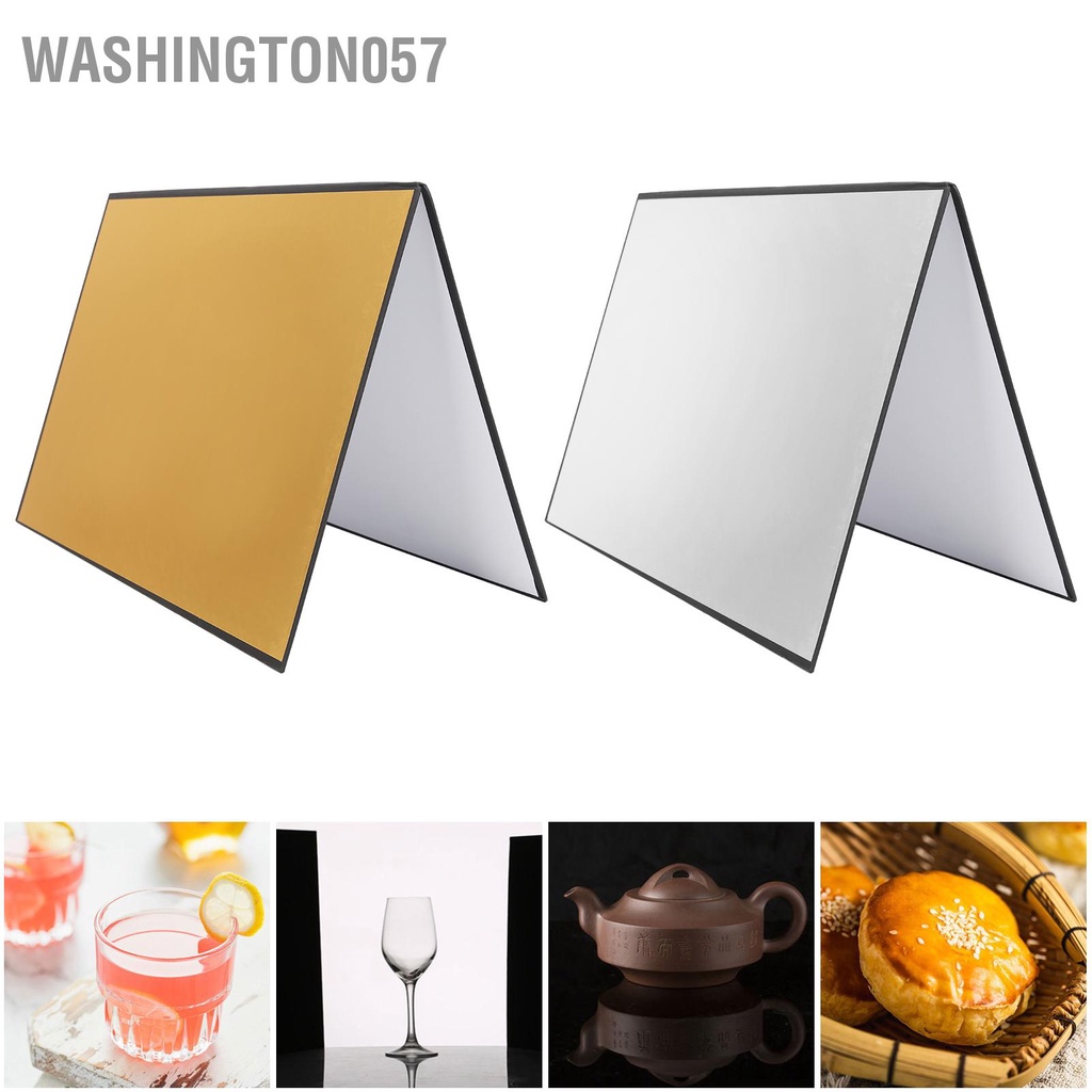 Có thể bán buôn Bộ phản xạ ánh sáng 3 trong 1 Nhiếp ảnh Phản chiếu Tông bìa khổ A3 Gấp Tấm Giấy cứng Phụ kiện chụp Washington057 Hàng giao ngay