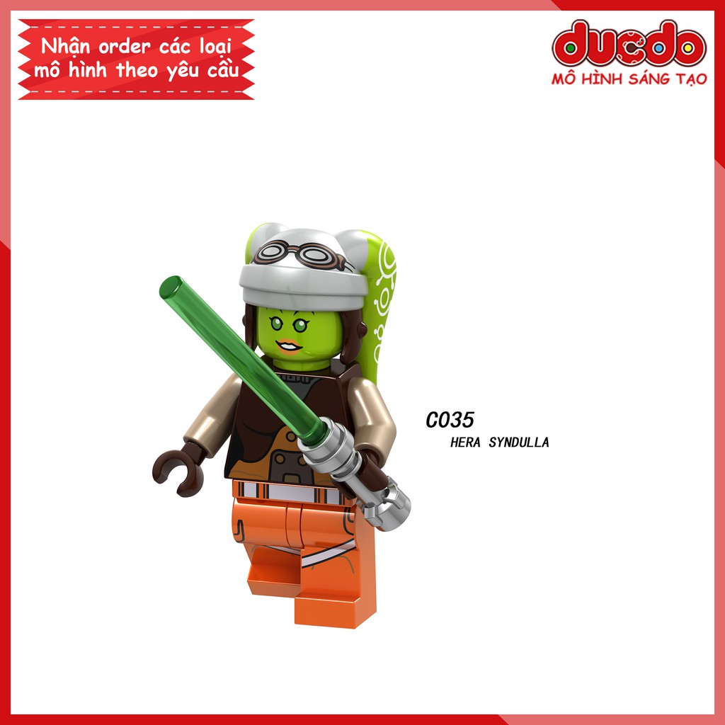 Minifigures các nhân vật trong Star War full vũ khí - Đồ chơi Lắp ghép Xếp hình Mô hình Mini Iron Man LeLe C032 - 039