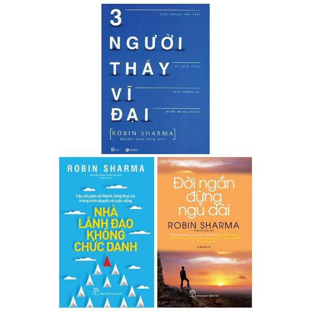 Combo Sách Đời Ngắn Đừng Ngủ Dài + Nhà Lãnh Đạo Không Chức Danh + Ba Người Thầy Vĩ Đại (Bộ 3 Cuốn)