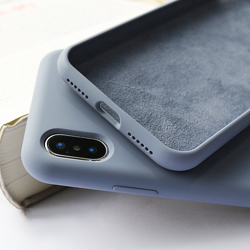 Ốp điện thoại silicone cao su dẻo chống sốc sang trọng thích hợp cho IPHONE 8 7 6 6S PLUS 5 5S SE