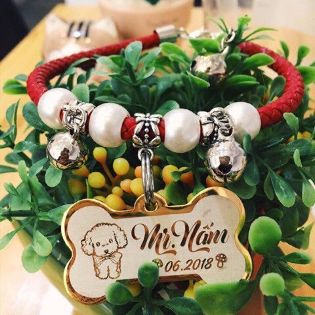 Thẻ Tên Thú Cưng Thegioipuzzle cho chó mèo, thú cưng