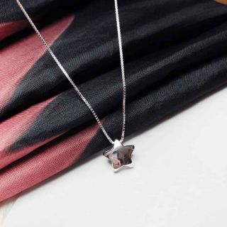 Dây chuyền ngôi sao bạc ý 925 nhỏ