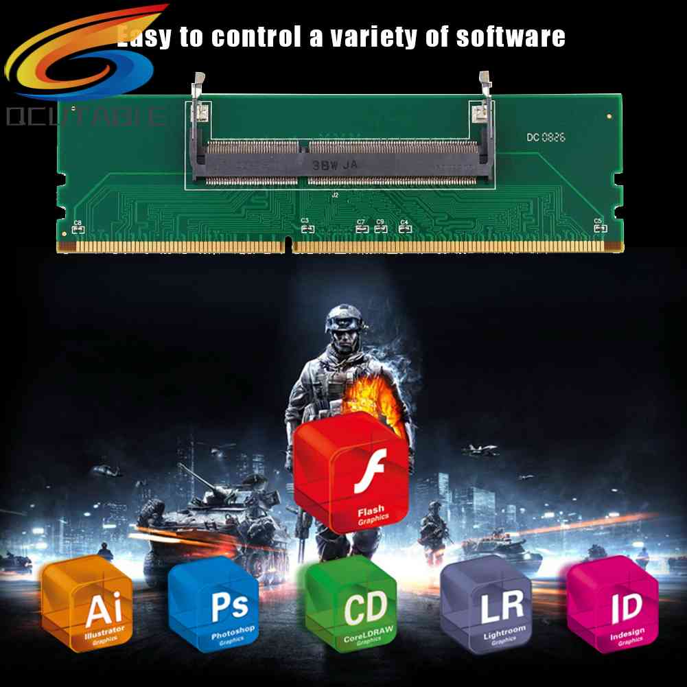 Bộ Chuyển Đổi Laptop 200 Pin SO-DIMM Sang Desktop 240 Pin DIMM DDR3 Chuyên Nghiệp