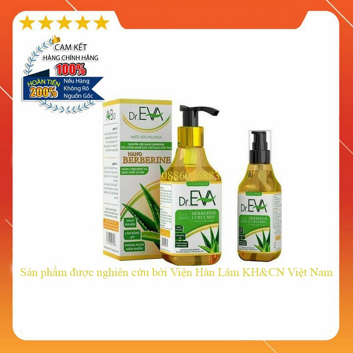 Nước rửa phụ khoa Dr Eva [LOẠI CAO CẤP] giúp hỗ trợ điều trị và phòng ngừa các bệnh phụ khoa cực tốt