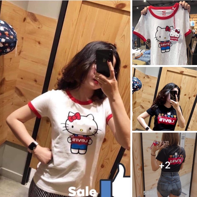 Lịch sử giá Áo Levis Hello Kitty chính hãng - đang giảm ₫40,000 tháng  4/2023 - BeeCost