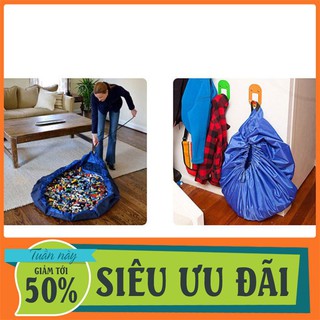 [SALE OFF 50%] Thảm Kiêm Túi Đựng Đồ Chơi Dây Rút Dễ Dàng Thu Gom Đồ 150cm