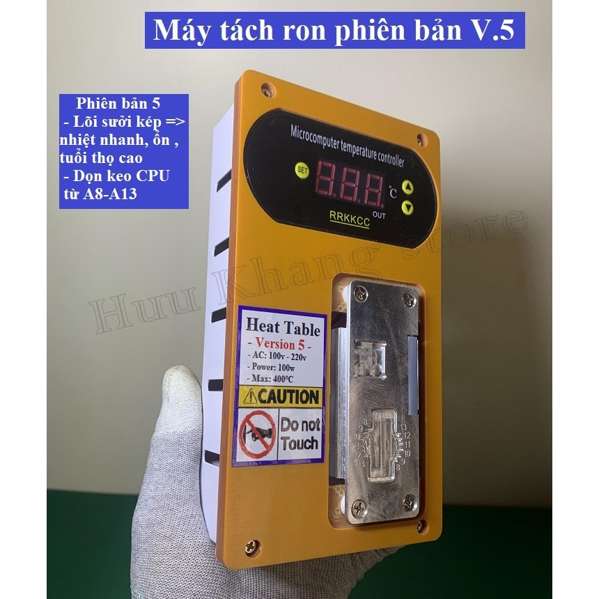 Máy tách ron màn hình iphone | Phiên bản nâng cấp V.4 | V.5