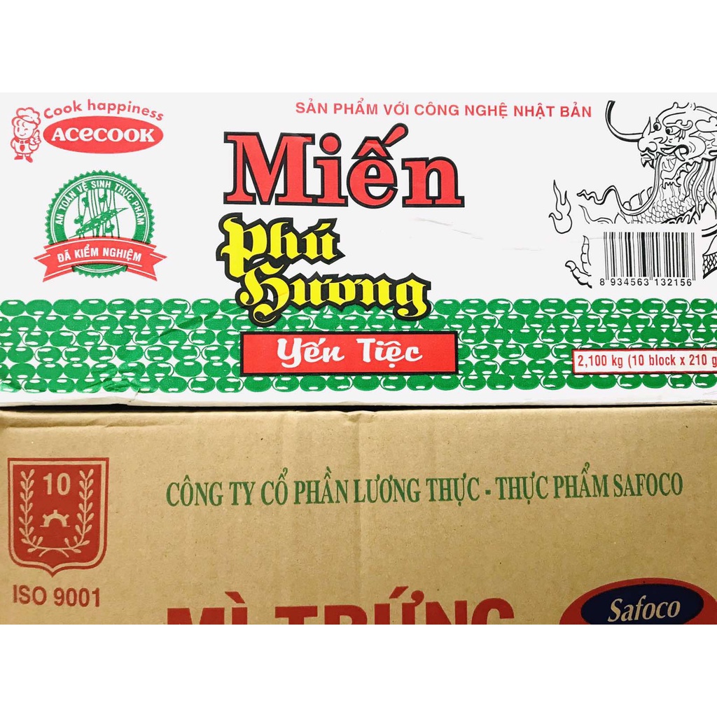 01 THÙNG MIẾN PHÚ HƯƠNG YẾN TIỆC ACECOOK 10 Gói x 210g