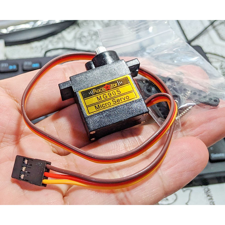 Động cơ Servo MG90S Racer Star Racerstar MG90S 9g Micro Metal Gear Analog Servo