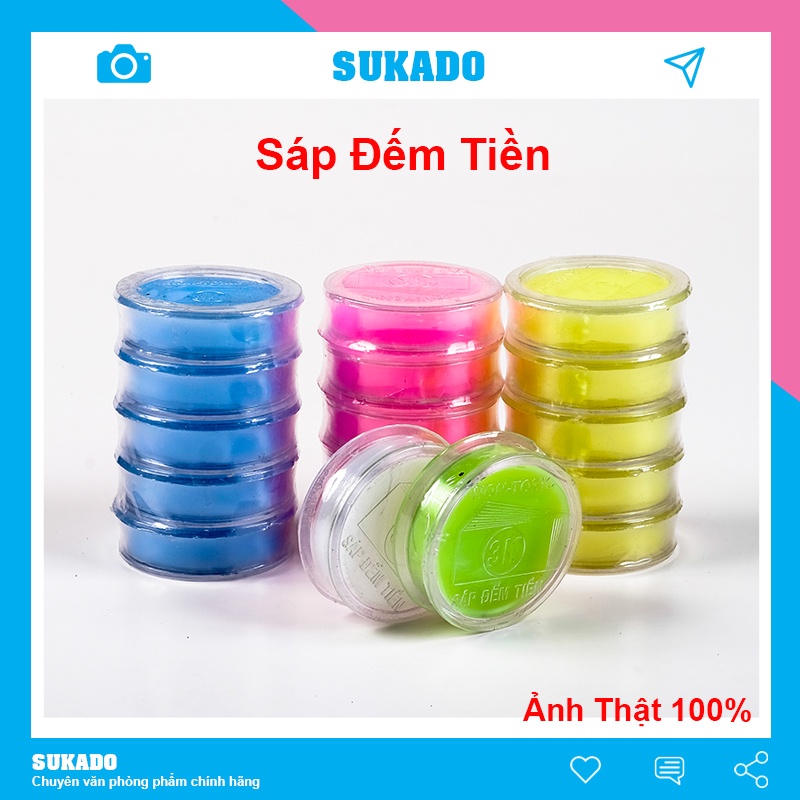 Sáp đếm tiền nhiều màu Loại không chảy SUKADO SAP01