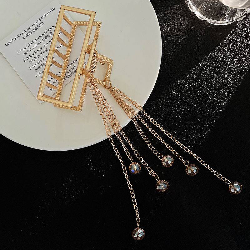Kẹp Tóc Kim Loại Hình Bướm Đính Ngọc Trai Phong Cách vintage Hàn Quốc