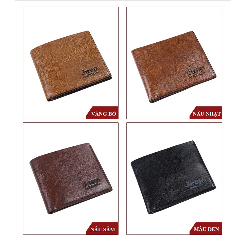 Ví Nam Mini LMEN-K9 Da Pu Thiết Kế Nhiều Ngăn Đựng Thẻ,Giấy TờTiền Đa Năng Tiện Lợi - Bóp Da Nam mang Phong Cách Classic