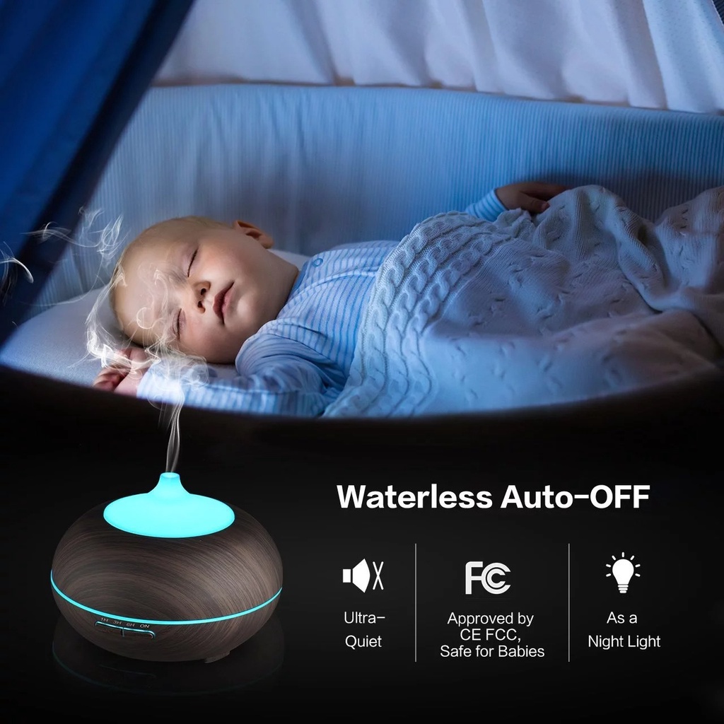Máy Xông Tinh Dầu Bí Ngô 550ml GULIFE - MKT26, Kèm Quà Tặng + Remote, Cân Bằng Độ Ẩm &amp; Làm Thơm Phòng  – BH 12 Tháng