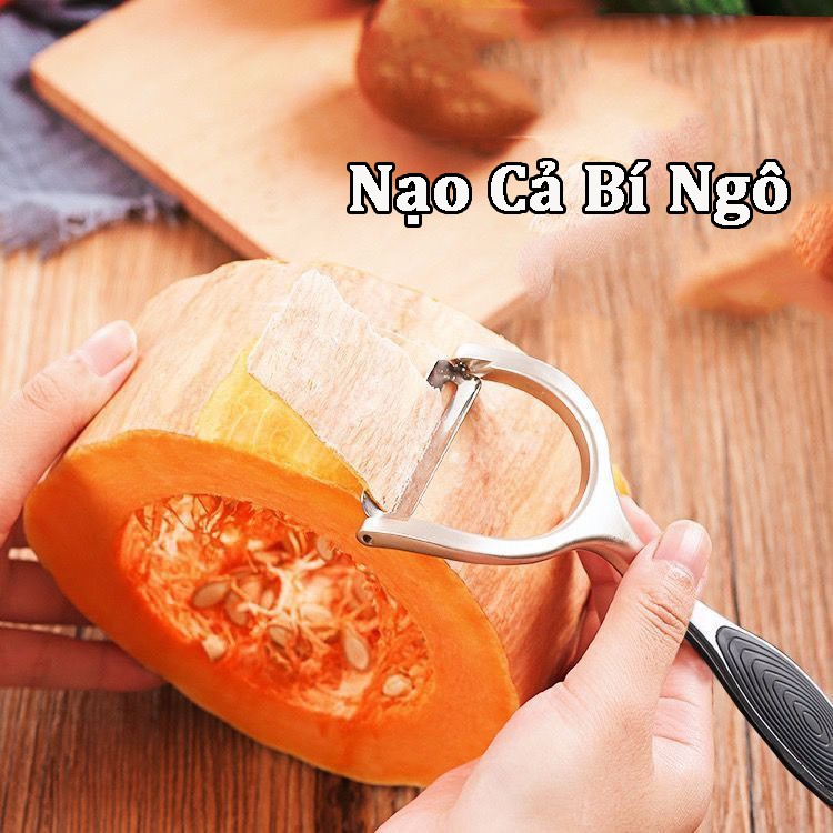 Nạo Mướp Thái Lát Inox Thép không gỉ SUS 304 Cực Dày và Cứng Cáp 2 trong 1