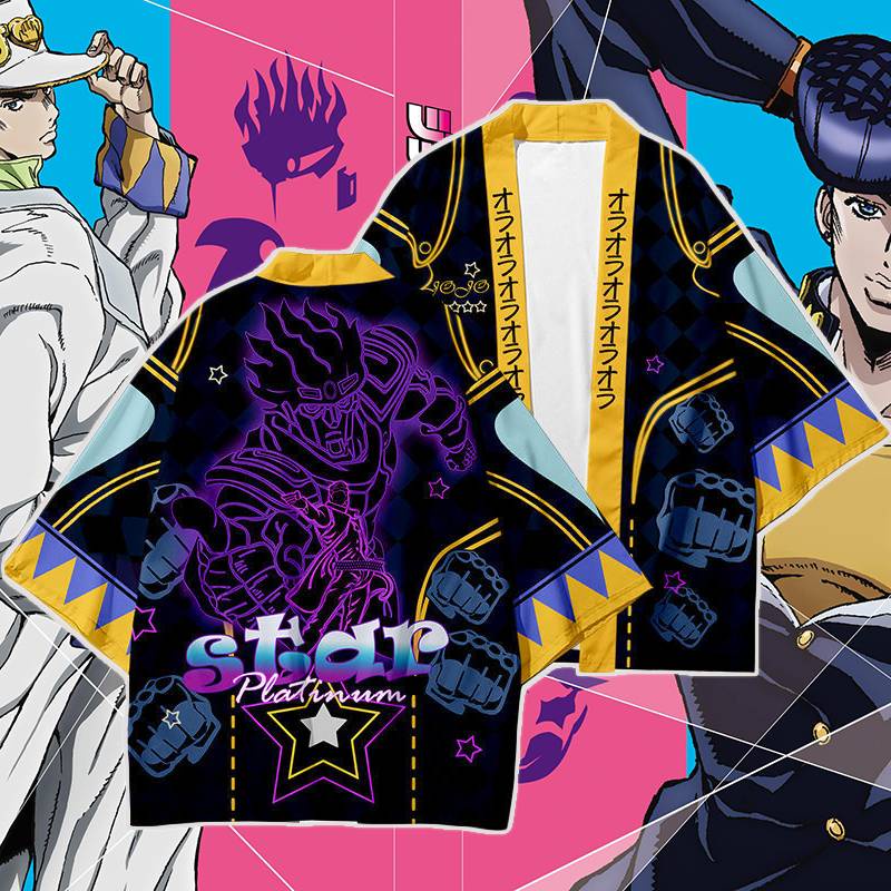 Áo Khoác Hóa Trang Nhân Vật Anime JoJos Bizarre Adventure Kimono Haori Thời Trang