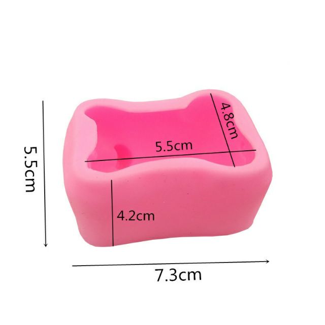 Khuôn silicone 4D Heo nằm 2 mã HK1U8H