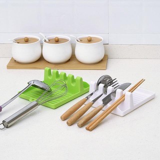 Giá đỡ nắp nồi, đa năng gác muỗng đũa vá múc canh ráo dầu