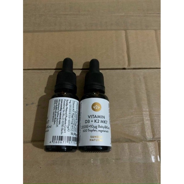 Vitamin D3 K2 MK7 Sunday Natural Đức 20ml