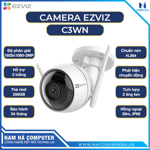 Camera Wifi Ezviz C3WN 1080p 2.0MP chính hãng bảo hành 24 tháng