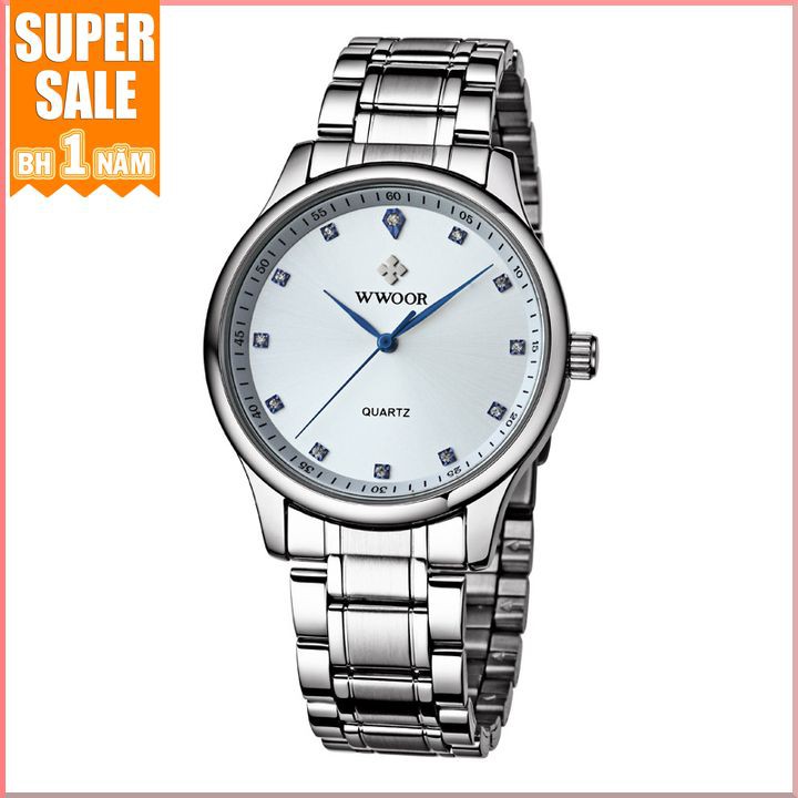 ĐỒNG HỒ NAM WWOO 8012, MẪU  MÃ SANG TRỌNG, BẢO HÀNH 1 NĂM | BigBuy360 - bigbuy360.vn