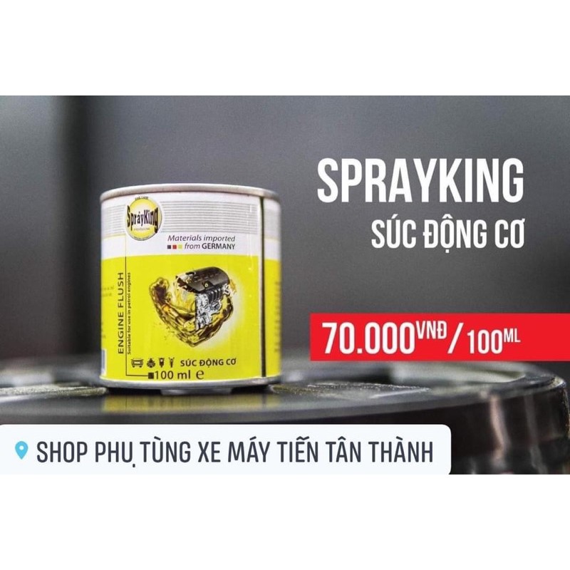 PHỤ GIA NANO TĂNG CÔNG XUẤT ĐỘNG CƠ SPRAYKING - đồ chơi xe máy nhập khẩu