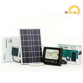 Đèn pha led năng lượng mặt trời jd jindian jd-8810, công suất 10w