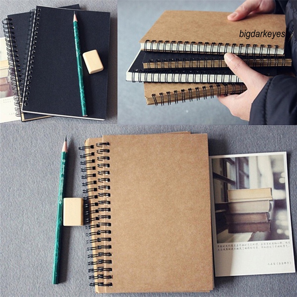 Sổ Tay Bằng Giấy Phong Cách Retro Xinh Xắn Tiện Dụng