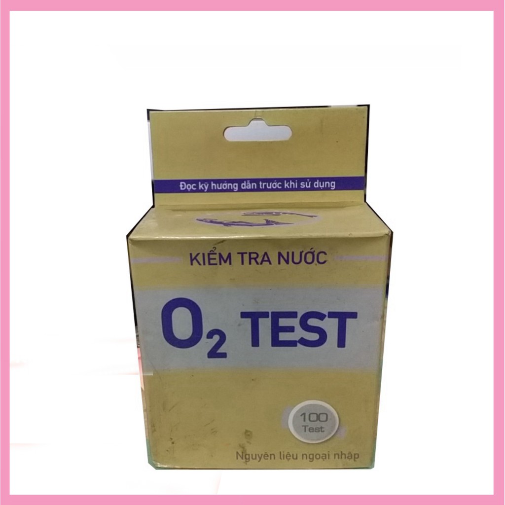 Kiểm tra Oxy trong môi trường nước