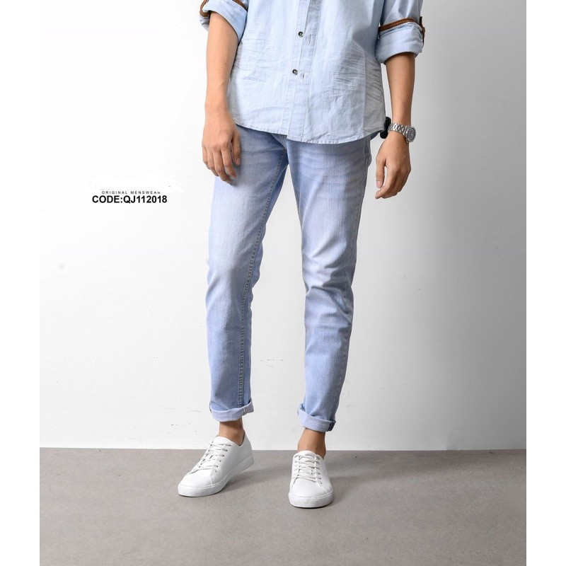 🏆CAO CẤP🔥 Quần jean vnxk 7 màu basic store285 - co giãn - slimfit chất lượng tốt nhất | BigBuy360 - bigbuy360.vn