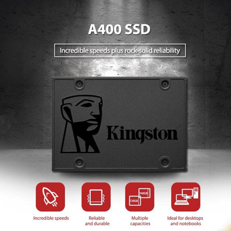 Kingston a400 960gb 240gb 480gb sata3 ssd ổ cứng gắn trong ổ cứng để bàn máy tính xách tay 2,5 inch đĩa cứng bên trong
