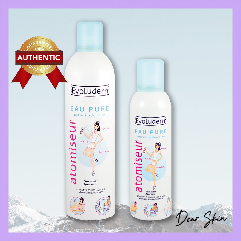 [Chính Hãng] Nước Xịt Khoáng Evoluderm Atomiseur Eau Pure cấp ẩm, bổ sung khoáng và làm dịu da
