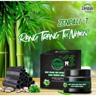 Bột than tre hoạt tính làm trắng răng Zenpali chính hãng.