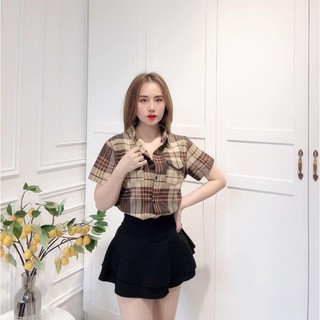 Sơ mi kẻ bbr cộc tay 9 màu
