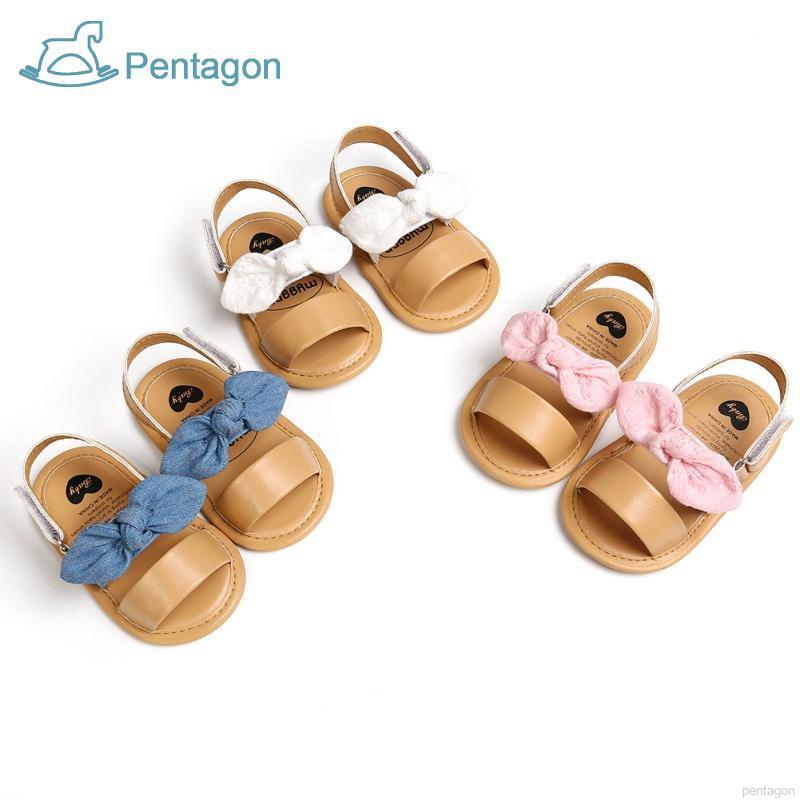 Giày Sandal Tập Đi Đế Mềm Cho Bé Gái