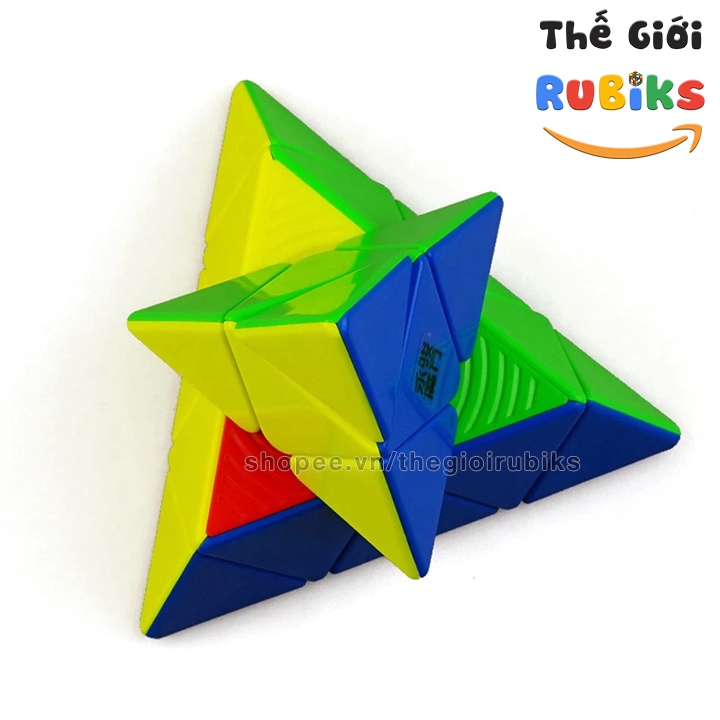 Rubik YJ YuLong Pyraminx v2 M 3x3 Magnetic Có Nam Châm YongJun YuLong Tam Giác V2M 3x3x3