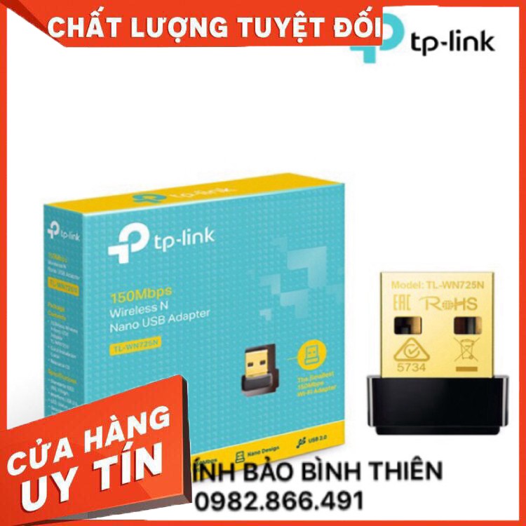 USB Thu tín hiệu không dây TPLink N150USM 150Mbps 725