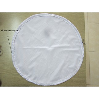 Vải tráng bánh cuốn kèm chun cổ định vải