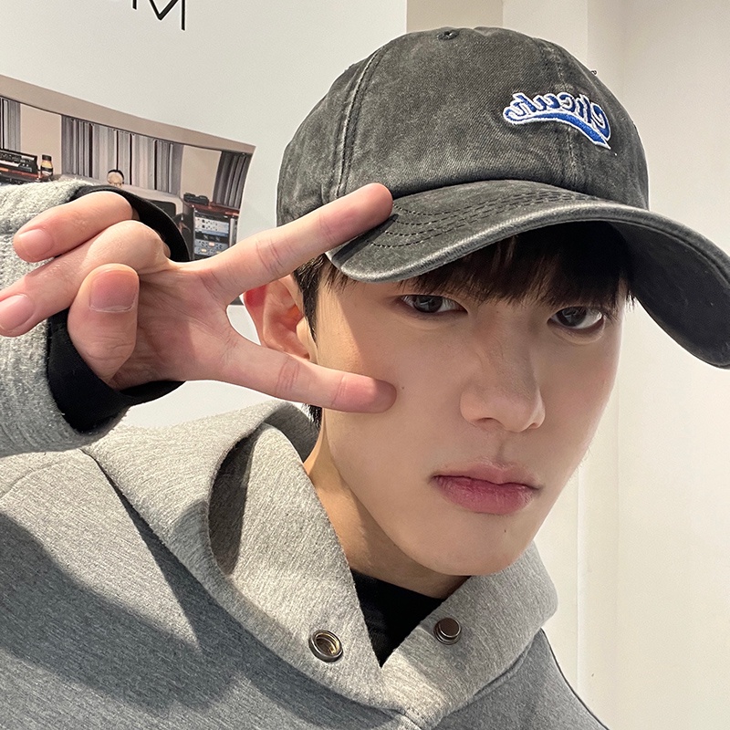 Mũ Lưỡi Trai Màu Đen Phong Cách Nhật Bản Thời Trang Xuân Thu Cho Nam