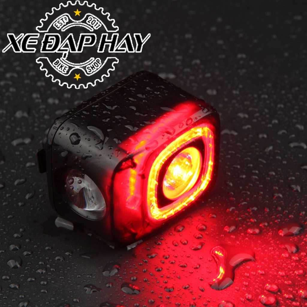 [Đèn Xe Đạp Cao Cấp] MAGICSHINE SEEME RN200 | Đèn Hậu Cảm Biến Phanh Xe Chính Hãng  Độ Sáng 200 Lumens Sạc Pin USB