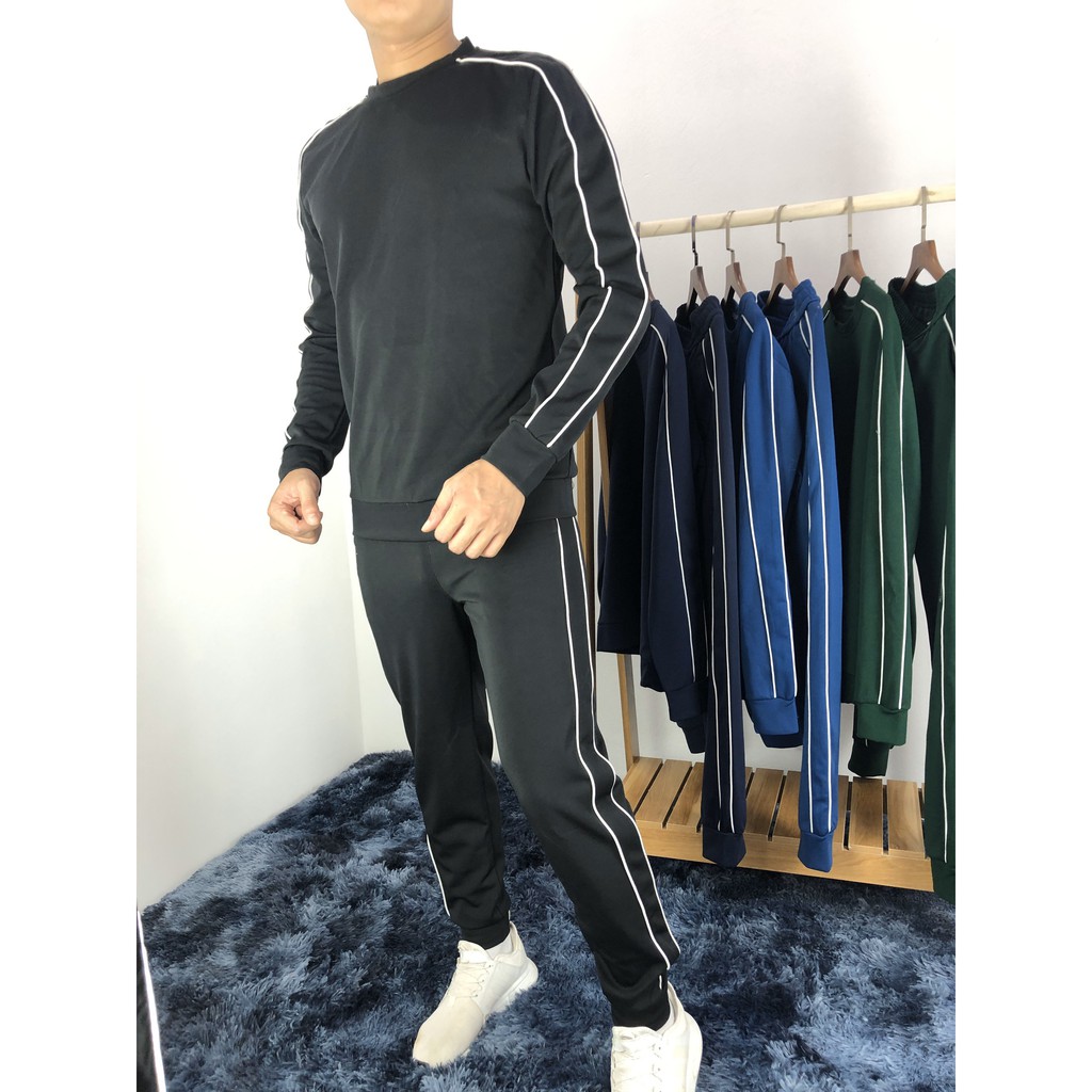 Bộ nỉ nam thu đông dài tay- Bộ thể thao thu đông nam | BigBuy360 - bigbuy360.vn