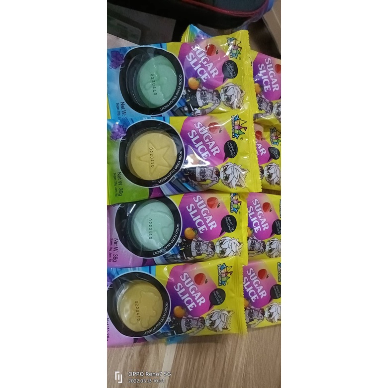 [ Trẻ em sáng tạo ] Combo 30 gói Kẹo thạch Pudding SUGAR SLICE có hình cắt ghép sáng tạo và nhân mứt đi kèm ăn vặt ngon