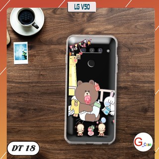 Ốp lưng LG V50 dẻo trong in hình