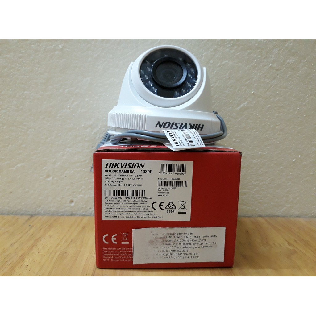 Camera Hikvision HD-TVI Dome hồng ngoại 1.0 Megapixel 720P