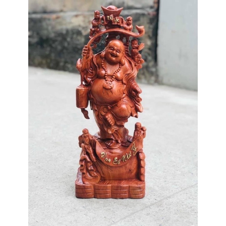 [GIA RE] Tượng phật di lặc ngũ tặc (tặng vòng bxanh)